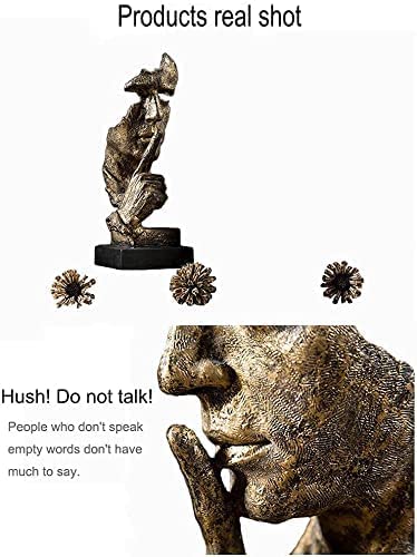 Abstract and Creative Desk Decorations, Hand & Face Statues Sculptures for Living Room Decor.