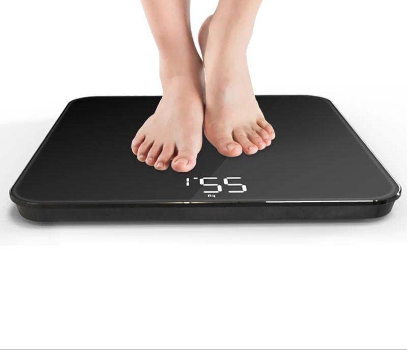 Smart Digital Weighing Scale Highly Accurate Bathroom Body Weighting Scale 180 KG Capacity with USB charger