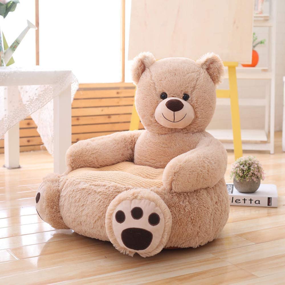 Kids Sofa Chair Toy Seat Baby Nest Sleeping Bed Cushion Stuffed Teddy Bear Doll.