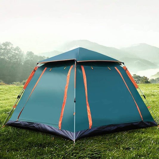 Instant Pop Up Camping Tent For 2-4 Person, Waterproof Windproof Ultraviolet-proof Cabin Tent for Camping Hiking Mountaineering.