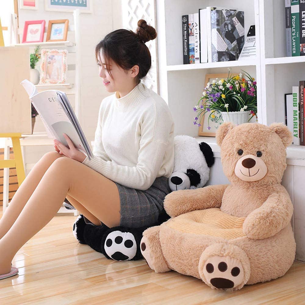 Kids Sofa Chair Toy Seat Baby Nest Sleeping Bed Cushion Stuffed Teddy Bear Doll.