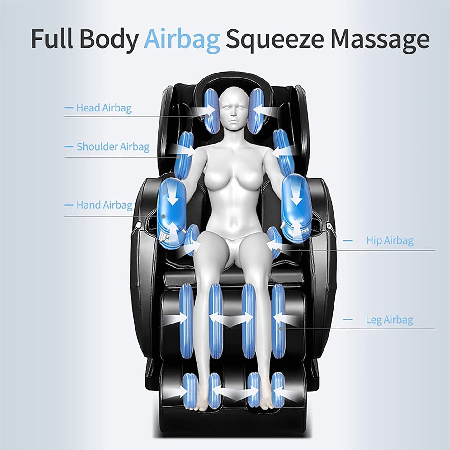 Massage Chair BK6 for Full Body Massaging, كرسي تدليك.