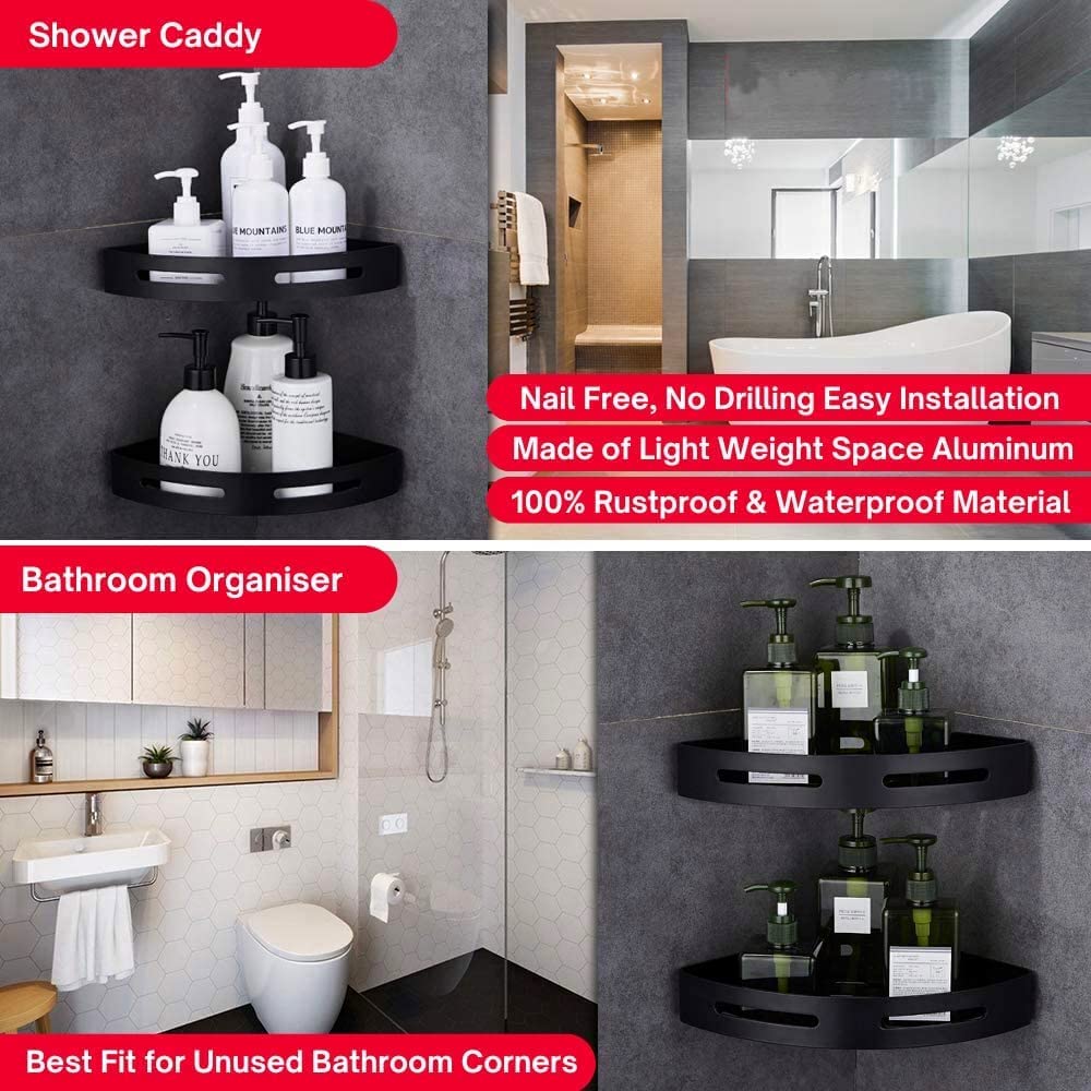 bathroom shelves