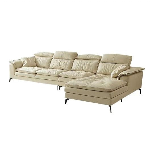 Comfort wide L shape chaise Longue double and single.