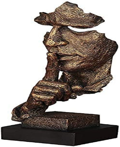 Abstract and Creative Desk Decorations, Hand & Face Statues Sculptures for Living Room Decor.